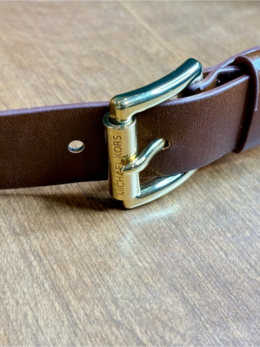Michael Kors Brown Dress Belt
